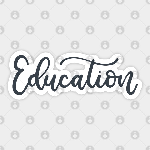 Education Sticker by elizabethsdoodles